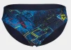 Плавки Arena DALY SWIM BRIEFS темно-синій, синій, бірюзовий, жовтий Діт 128 см - 1