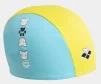 Шапка для плавання Arena FRIENDS KIDS POLYESTER CAP жовий, блакитний Діт OSFM - 2
