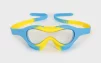 Окуляри-маска для плавання Arena SPIDER KIDS MASK блакитний, жовтий Діт OSFM - 2