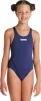 Купальник закритий для дівчат Arena TEAM SWIMSUIT SWIM TECH SOLID темно-синій дитячий 128 см (004764-750) - 1