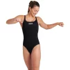 Купальник закритий для жінок Arena WOMEN'S TEAM SWIMSUIT SWIM PRO чорний, білий Жін 40 (L) - 1