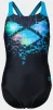 Купальник закритий для дівчат Arena MULTI PIXELS SWIMSUIT SWIM PRO чорний, синій, блакитний Діт 128с - 1