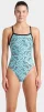 Купальник закритий для жінок Arena ESCAPE SWIMSUIT CHALLENGE BACK бірюзовий, чорний Жін 44 - 5