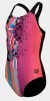 Купальник для дівчат Arena PALETTE SWIMSUIT SWIM PRO BACK рожевий, чорний, мультикольор Діт 116 см - 2