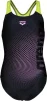 Купальник закритий для дівчат Arena DIM LIGHT SWIMSUIT SWIM PRO BA чорний, жовтий дитячий 140 см (008104-560) - 6