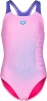 Купальник закритий для дівчат Arena DIM LIGHT SWIMSUIT SWIM PRO BA рожевий, фіолетовий дитячий 164 см (008104-980) - 6