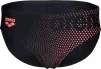 Плавки-сліпи для хлопчиків Arena DIM LIGHT SWIM BRIEFS чорний, кораловий дитячий 128 см (008148-504) - 6