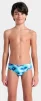 Плавки-сліпи для хлопців Arena FOAM SWIM BRIEFS білий, зелений, бірюзовий Діт - 5