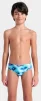 Плавки-сліпи для хлопців Arena FOAM SWIM BRIEFS білий, зелений, бірюзовий Діт 140 см - 5