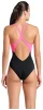 Купальник закритий для жінок Arena DREAMHLINE SWIMSUIT V BACK чорний, фіолетовий, бірюзовій Жін 42 - 5
