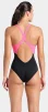Купальник закритий для жінок Arena DREAMHLINE SWIMSUIT V BACK чорний, фіолетовий, бірюзовій Жін 42 - 8