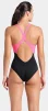 Купальник закритий для жінок Arena DREAMHLINE SWIMSUIT V BACK чорний, фіолетовий, бірюзовій Жін - 8