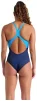 Купальник закритий для жінок Arena DREAMHLINE SWIMSUIT V BACK темно-синій Жін - 5
