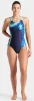 Купальник закритий для жінок Arena DREAMHLINE SWIMSUIT V BACK синій, бірюзовий Жін - 6