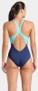 Купальник закритий для жінок Arena DREAMHLINE SWIMSUIT V BACK синій, бірюзовий Жін - 8