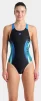 Купальник закритий для жінок Arena BREATH SWIMSUIT V BACK LB синій, чорний, бірюзовий Жін - 5