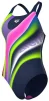 Купальник закритий для жінок Arena WATER FLUIDS SWIMSUIT SWIM PRO темно-синій, рожевий, салатовий Жін 40 - 2