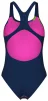 Купальник закритий для жінок Arena WATER FLUIDS SWIMSUIT SWIM PRO темно-синій, рожевий, салатовий Жін 40 - 3
