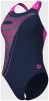 Купальник закритий для жінок Arena BRIGHT GLARE SWIMSUIT V BACK фіолетовий Жін 40 - 2