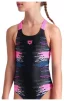 Купальник для дівчат Arena RHYTHM SWIMSUIT V BACK L чорний, рожевий Діт 116 см - 4