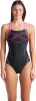 Купальник закритий для жіночийок Arena GRAPHIC SWIMSUIT SWIM PRO BACK чорний, рожевий жіночий 38 (009024-590) - 1