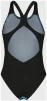 Купальник закритий для жінок Arena BLUE FLOWERS SWIMSUIT V BACK синій, чорний Жін 42 - 2