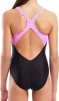 Купальник закритий для дівчат Arena TALES SWIMSUIT V BACK чорний, жовтий, рожевий дитячий 116 см (009085-590) - 2