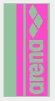 Рушник Arena LOGOTYPE JACQUARD TOWEL салатовий, рожевий Уні 140х50см - 1