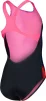 Купальник закритий для дівчат Arena SPRAY PAINT SWIMSUIT SWIM PRO чорний, синій, рожевий дитячий 128 см (010286-590) - 3