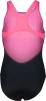 Купальник закритий для дівчат Arena SPRAY PAINT SWIMSUIT SWIM PRO чорний, синій, рожевий дитячий 164 см (010286-590) - 4