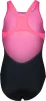 Купальник закритий для дівчат Arena SPRAY PAINT SWIMSUIT SWIM PRO чорний, синій, рожевий дитячий 128 см (010286-590) - 4