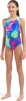 Купальник закритий для дівчат Arena SPRAY PAINT SWIMSUIT SWIM PRO синій, рожевий, жовтий дитячий 128 см (010286-740) - 5