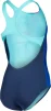 Купальник закритий для дівчат Arena SPRAY PAINT SWIMSUIT SWIM PRO синій, рожевий, жовтий дитячий 128 см (010286-740) - 9