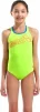 Купальник закритий для дівчат Arena LOGO SWIMSUIT SWIM PRO салатовий дитячий 128 см (010287-880) - 1