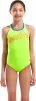 Купальник закритий для дівчат Arena LOGO SWIMSUIT SWIM PRO салатовий дитячий 128 см (010287-880) - 1