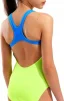Купальник закритий для дівчат Arena LOGO SWIMSUIT SWIM PRO салатовий дитячий 128 см (010287-880) - 5