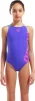 Купальник закритий для дівчат Arena GRAPHIC SWIMSUIT V BACK фіолетовий, рожевий дитячий 164 см (010407-880) - 1