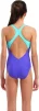 Купальник закритий для дівчат Arena GRAPHIC SWIMSUIT V BACK фіолетовий, рожевий дитячий 164 см (010407-880) - 2