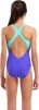 Купальник закритий для дівчат Arena GRAPHIC SWIMSUIT V BACK фіолетовий, рожевий дитячий 116 см (010407-880) - 2