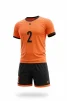 12 комплектів футбольної форми X2 "Start" (помаранчевий/чорний) 12X2003OR/BK - 2