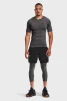 Футболка компресійна Under Armour HG Armour Comp SS Сірий Чол SM - 2