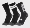 Шкарпетки Under Armour Perf Tech Nov 3pk Crew чорний Уні MD - 1