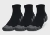 Шкарпетки Under Armour Performance Cotton 3p Qtr чорний Уні XL - 1