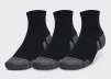 Шкарпетки Under Armour Performance Cotton 3p Qtr чорний Уні LG - 1