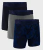 Труси Under Armour M Perf Cotton Nov 6in синій, сірий, темно-синій Чол SM - 1