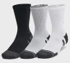Шкарпетки Under Armour Unisex Perf Tech 6pk Crew чорний, сірий, білий Уні XL - 1
