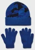Набір шапка і рукавички Under Armour B Beanie/Glove Combo синій, червоний Діт OFSM - 2