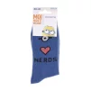 Шкарпетки MinionS COEUR+ OEIL + NERDS джинсовий Діт 36-41 - 2