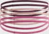 Пов'язка на голову UA W MINI ELASTIC 6PK рожевий, пудровий, бордовий жіночий One Size (1389932-602) - 2