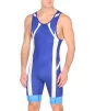 Трико борцівське Asics Wrestling Singlet синій,білий,блакитний Чол XS (157516-0043) - 1